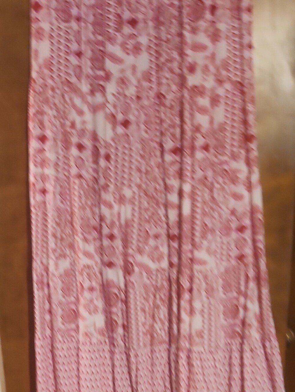 Metro Wear Rose-Print Pleated Midi Skirt